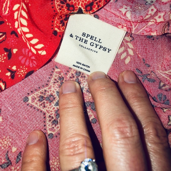 ❌SWAPPED❌Spell Design NWT Celestial Midi Dress M - Picture 8 of 8